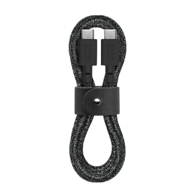 Afbeelding van Native Union Type C riemkabel USB naar 4ft ultrasterke oplaadkabel compatibel met iPhone 15, 15 Plus, Pro, Pro Max, iPad Air, Samsung S23, Flip 5, Fold 5 (Cosmos)