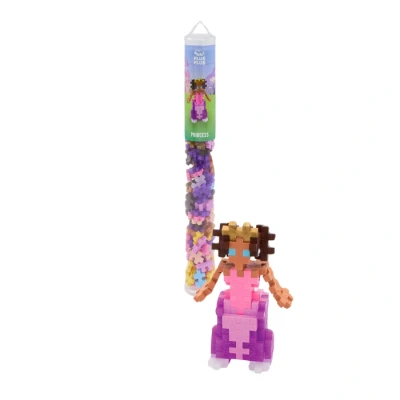 Afbeelding van Plus Prinses Tube Constructiespeelgoed Set Met Bouwstenen 100 Delige Bouwset Bouwspeelgoed Vanaf 3 Jaar