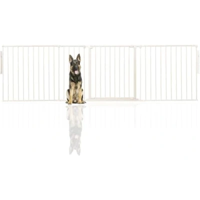 Afbeelding van Bettacare Premium Multi Panel Flexibele Huisdierenbarrière Assortiment, Wit, tot 262cm Breed (32 opties beschikbaar),Hondenbarrière voor Huisdieren Honden en Puppy&#039;s, Puppybarrière geschikt binnen buitengebruik