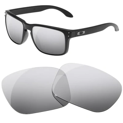 Afbeelding van HiCycle2 Gepolariseerde vervangende lenzen voor Oakley Holbrook XL Zonnebril Multi Opties, Zilver, nothing