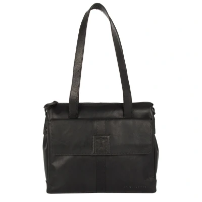 Afbeelding van Spikes &amp; Sparrow Durante Laptop Shoulderbag 15&quot; black Laptoptas