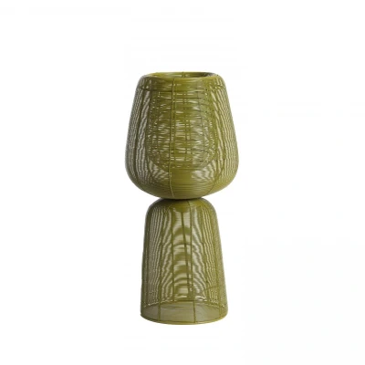 Afbeelding van Light &amp; Living Tafellamp Aboso Groen Ø24cm
