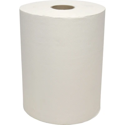 Afbeelding van Euro Products Handdoekrol XL 2 laags Mini matic Cellulose Wit 6 rollen