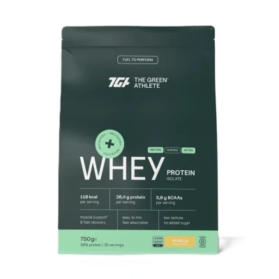 Afbeelding van The Green Athlete Whey Protein Isolate Vanilla 750 g
