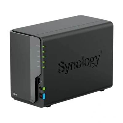 Afbeelding van Synology DS224+ 2 bay discstation NAS (Intel Celeron J4125 4 Core 2.0GHz 2GB DDR4 RAM 2xRJ 45 1GbE LAN poort) 12TB bundel met 2X HAT3300 6T
