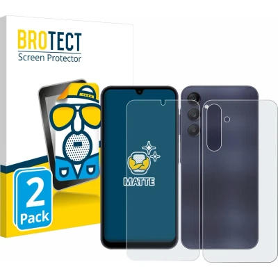 Afbeelding van BROTECT (2 Stuks) Antireflecterende Beschermfolie voor Samsung Galaxy A25 5G (Voor+Achter) Anti Glare Screen Protector, Mat, Ontspiegelend