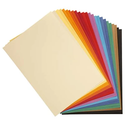 Afbeelding van Clairefontaine 960452C een etui voor tekenpapier met korrel, tulp, 24 vellen, 21 x 29,7 cm, 160 g, verschillende kleuren
