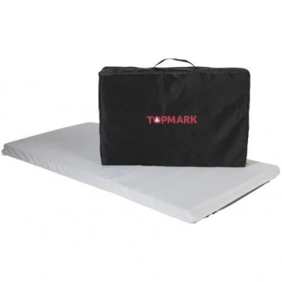 Afbeelding van Topmark Campingbed Matras In Tas Sam Grijs (incl. hoeslaken)