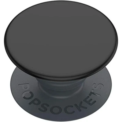 Afbeelding van PopSockets : PopGrip Basic Uitschuifbare basis en handgreep voor smartphones tablets [bovenkant niet vervangbaar] zwart