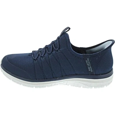 Afbeelding van Skechers Dames Virtue Glow Sneaker, Navy, 4 UK, marineblauw, 37 EU