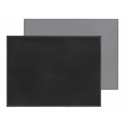 Afbeelding van Freeform placemat, tweekleurig, omkeerbaar, rechthoekig, kunstleer