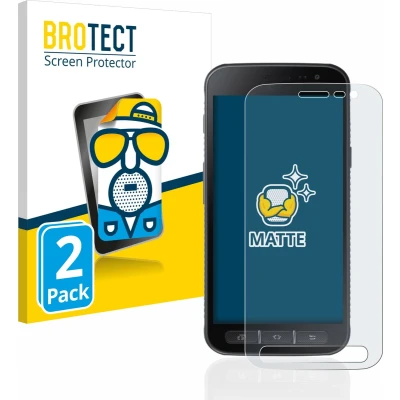 Afbeelding van BROTECT (2 Stuks) Antireflecterende Beschermfolie voor Samsung Galaxy Xcover 4s Anti Glare Screen Protector, Mat, Ontspiegelend