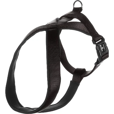 Afbeelding van Flamingo Abbi Cross Harnas Honden Zwart M 58 70cm 25mm 1st 132854
