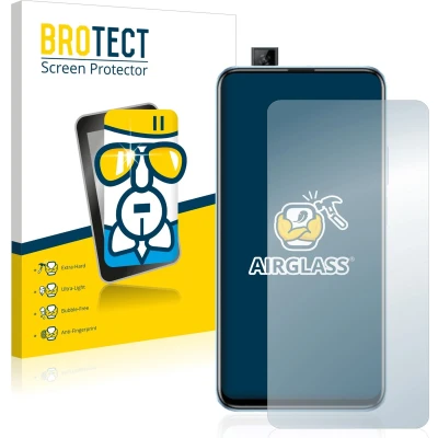 Afbeelding van BROTECT Screenprotector voor Huawei P smart Pro 2019 Folie Beschermfolie Beschermglas transparant