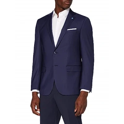 Afbeelding van Pierre Cardin Grant Regular Fit Jas blauw, Melange