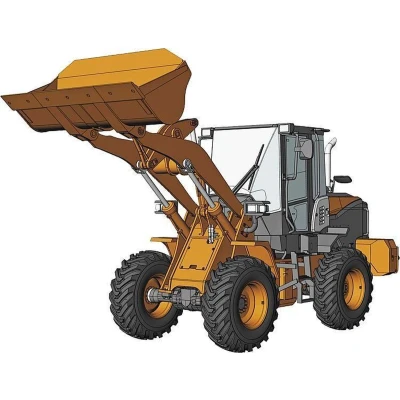 Afbeelding van 1:35 Hasegawa 66004 Hitachi Wheel Loader ZW100 6 Construction Machinery Plastic Modelbouwpakket