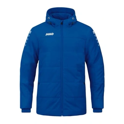Afbeelding van JAKO Teamcoachjack Met Capuchon, Uniseks Kind, Koninklijk, 140