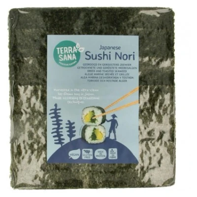Afbeelding van Terrasana Sushi Nori Geroosterd 50 Stuks 125g