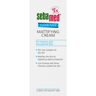 Afbeelding van Sebamed Clear Face Mattifying Cream 50ML
