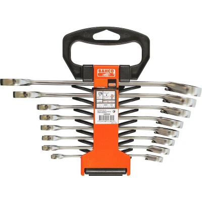 Afbeelding van Bahco 1RM/SH8 8 delige Steek /ringratelsleutelset 19mm