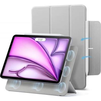 Afbeelding van ESR Rebound Magnetic Hoes Geschikt voor Apple iPad Air 13 (2024) Grijs