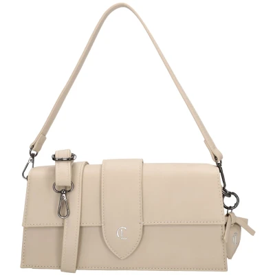 Afbeelding van Charm London Castle Hill Crossbodytas Schoudertas Overslag Schouderband Beige