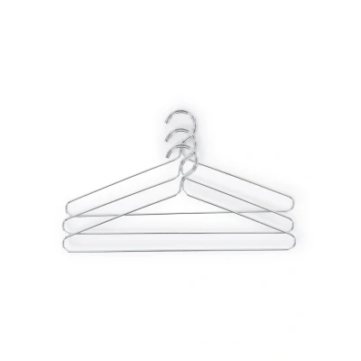 Afbeelding van Hay Colour kledinghanger set van 3 Zilver
