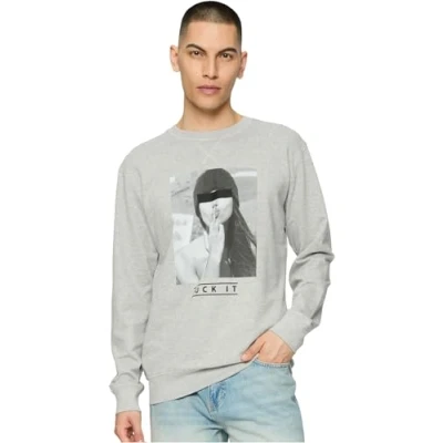 Afbeelding van Mister Tee Fuck It 2.0 Crewneck sweater/trui M Grijs