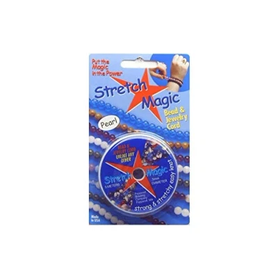 Afbeelding van Stretch Magic Kralen &amp; Jewelry Cord .5mmx10m Pearl by