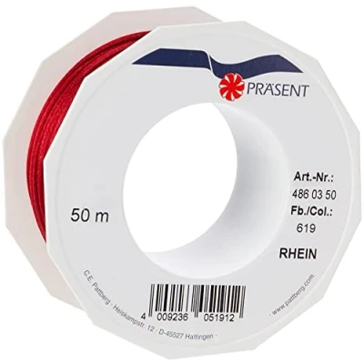 Afbeelding van Präsent C.E. 3 mm 50 m Pattberg Lint Rhein koord, Bordeaux