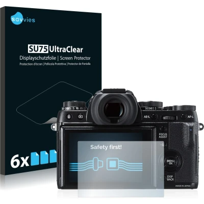 Afbeelding van Savvies (6 Stuks) Schermbeschermer voor Fujifilm X T1 Screen Protector Ultra Transparant