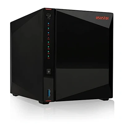 Afbeelding van Asustor Nimbustor 4 Ethernet LAN Desktop Zwart NAS