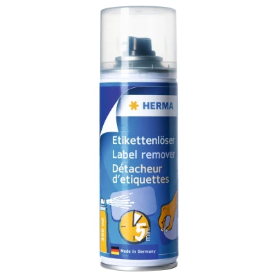 Afbeelding van HERMA 1266 Lijmverwijderaar, etikettenverwijderaar, spray, 200 ml, lijmoplosser verwijdert lijmresten, lijm, stickers, stickers en etiketten