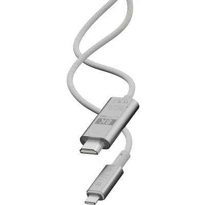Afbeelding van LINQ Pro USB C naar HDMI Kabel Geschikt voor 8K @ 60Hz 2 Meter Hoogwaardige Videokabel