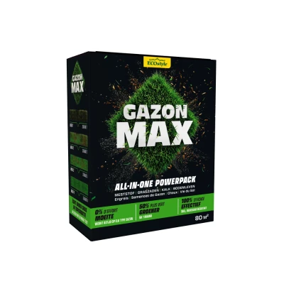 Afbeelding van ECOstyle Graszaad GazonMax All in one Powerpack 4 KG 80 M²