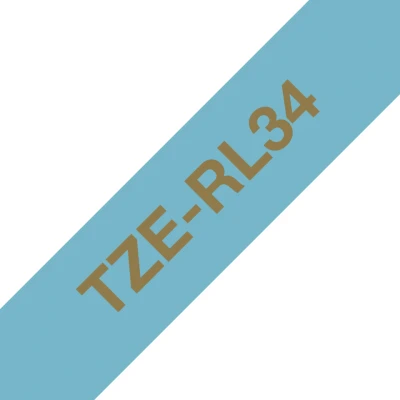 Afbeelding van Brother TZE RL34 printerlint Goud