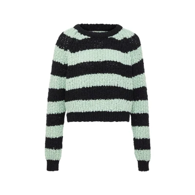 Afbeelding van myMo Trui, Dames, Maat: XL/XXL, Schwarz grün