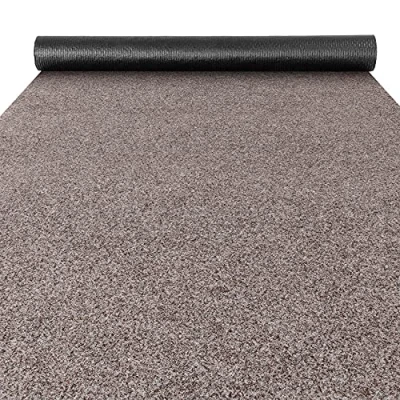 Afbeelding van ANRO Poet Deurmat, vuilvangmat, tapijtloper, schoonloopmat voor binnen en buiten, hal, entree, beige, 100 x 180 cm