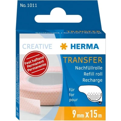 Afbeelding van Herma 1011 Transfer navulrol, permanent klevend, 15 m