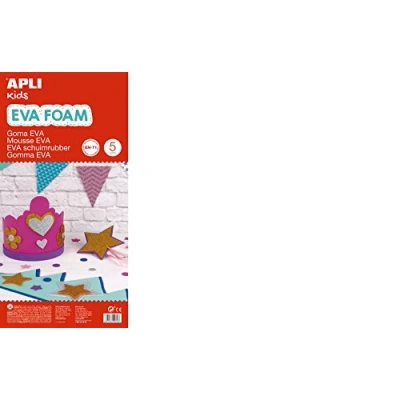Afbeelding van APLI Kids 12769 Wit EVA schuim 600 x 400 mm 5 vellen