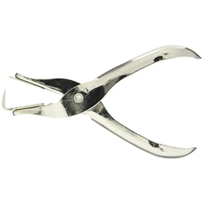 Afbeelding van Alevar Klemmerverwijderaar van verchroomd metaal met anti slip handgreep, kleur zilver, 1 stuk