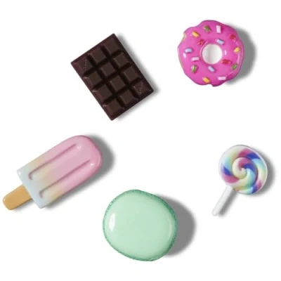 Afbeelding van Crocs Sweet Treats 5 PACK Unisex Cadeau tip, Maat: One Size, Multi