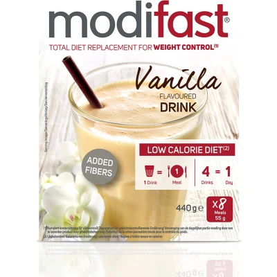 Afbeelding van Modifast Intensive Milkshake Vanille 9 Stuks Afslankproduct 423g