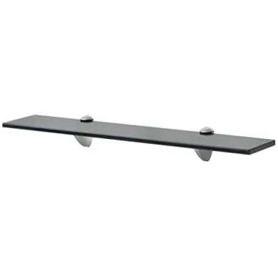 Afbeelding van vidaXL Zwevend Schap 60x10 cm 8 mm Glas Wandplank Wandschap Zwevende Plank