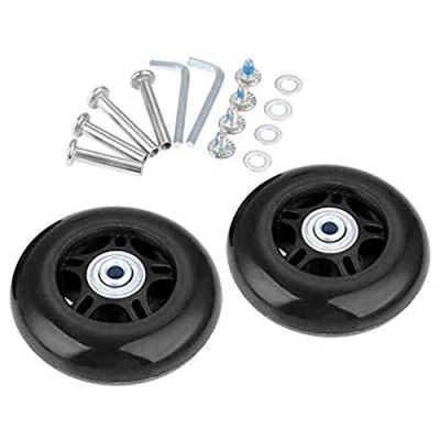 Afbeelding van N/W Lovetao Bagage Koffer wielen Vervanging Kit 68x24mm/2.68&quot;x0.94&quot; w/ABEC 608zz Inline Outdoor Skate Wielen, een Set van (2) (OD: 68 W:24 ID:6 Assen: 35&amp;40)