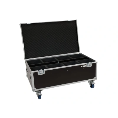 Afbeelding van Roadinger Flightcase 8x LED IP PAR 7x8W QCL/7x9W SCL met wielen