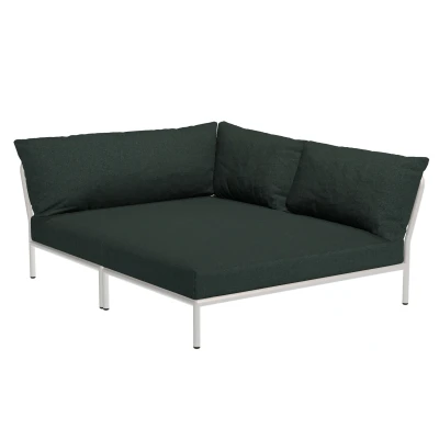 Afbeelding van Houe Level2 Cozy Corner Loungebank Rechts Frame Wit Stof Alpine