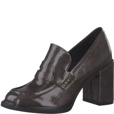 Afbeelding van MARCO TOZZI Dames 2 24403 29 platte slipper, Pepper MET. P, 40 EU
