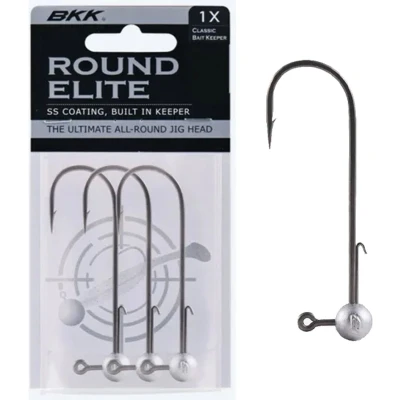 Afbeelding van BKK Round Elite Classic Bait Keeper Loodkop 5g (3 stuks) #4/0 Loodkoppen