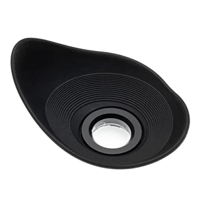 Afbeelding van vhbw Oogschelp zoeker compatibel met Nikon F100, F3, F3HP, F4, F5, F6, F801 camera spiegelreflexcamera DSLR oculair zwart, draaibaar, druppelvorm